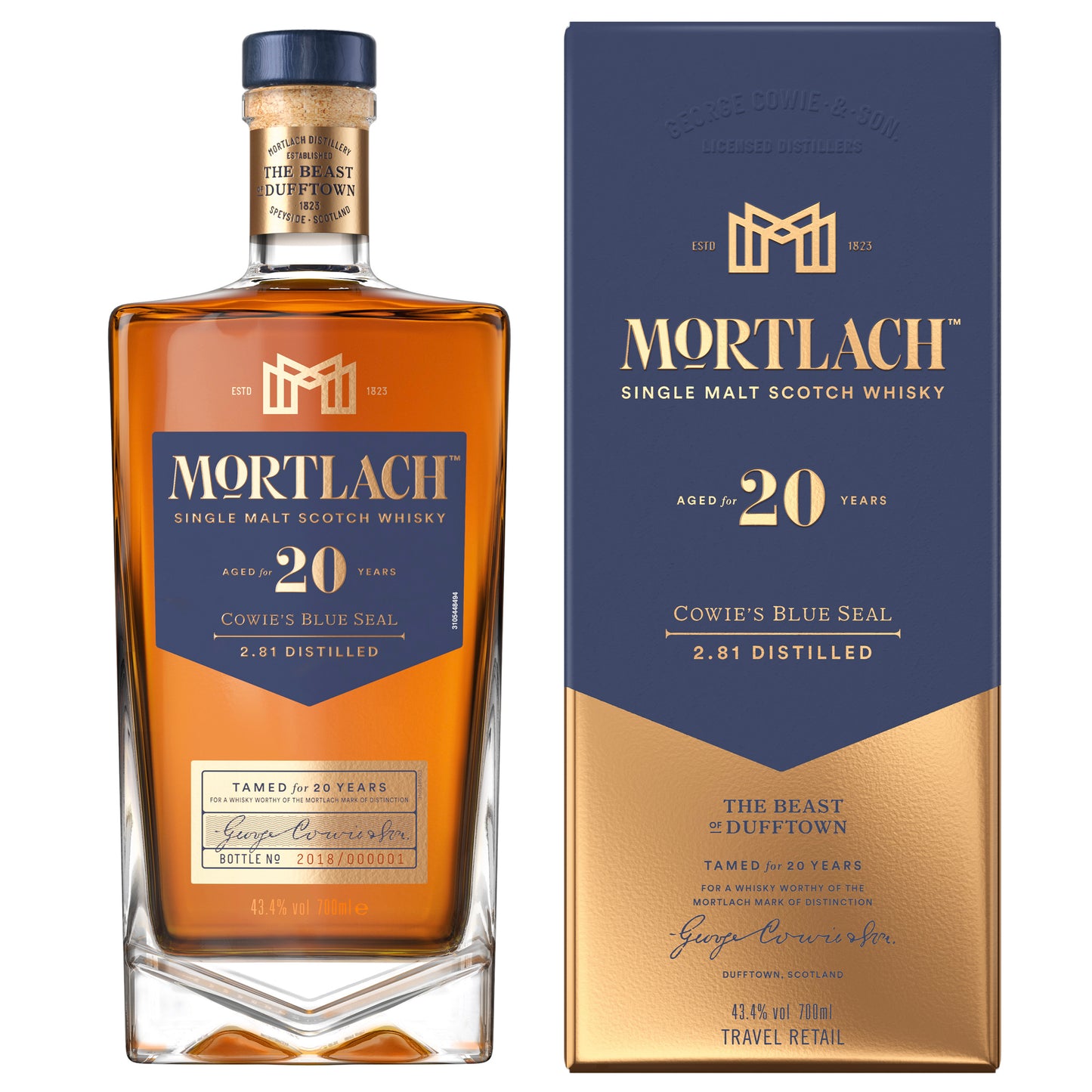 Mortlach 20 Year Old Single Malt Scotch Whisky 700mL