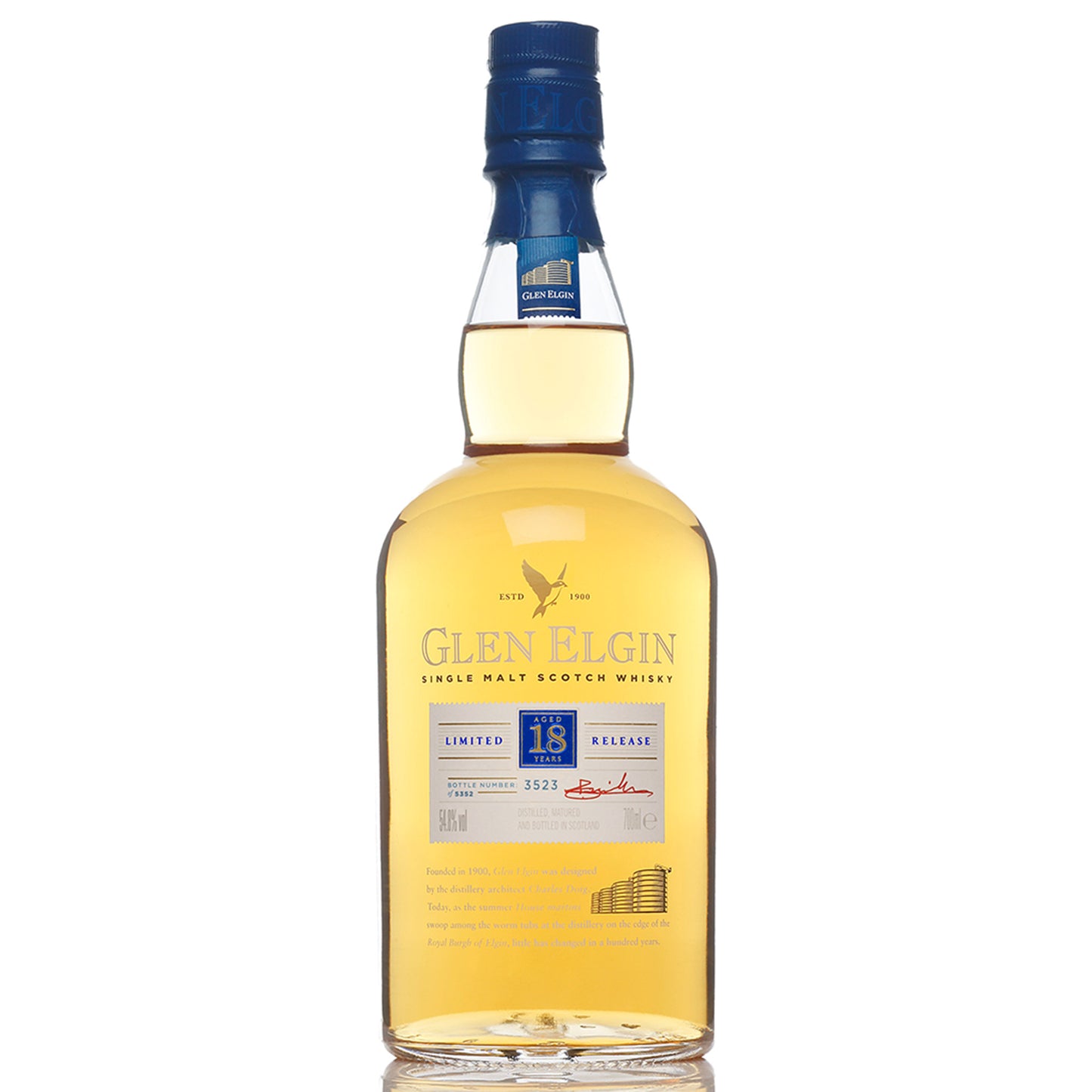 Glen Elgin 18 Year Old Single Malt Scotch Whisky 700mL