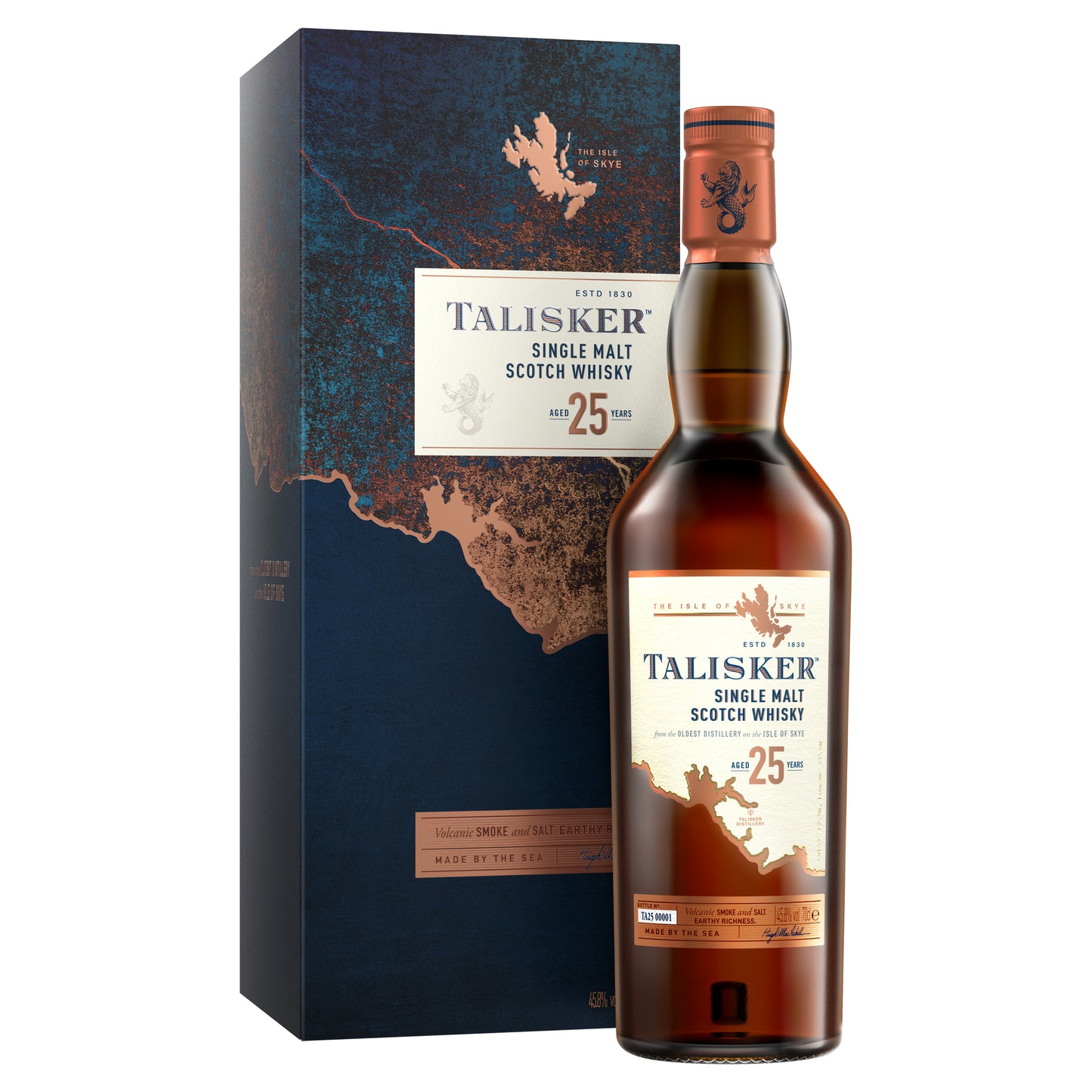 Talisker 25 Year Old Single Malt Scotch Whisky 700ml