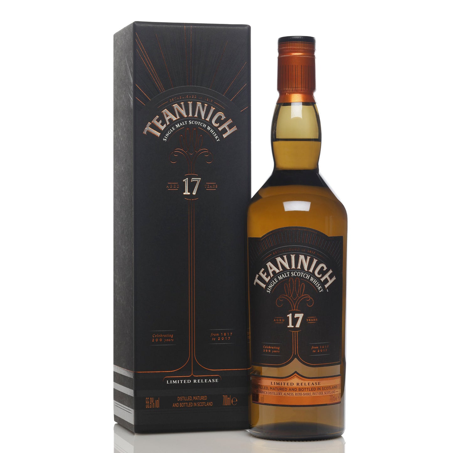 Teaninich 17 Year Old Single Malt Scotch Whisky 700mL