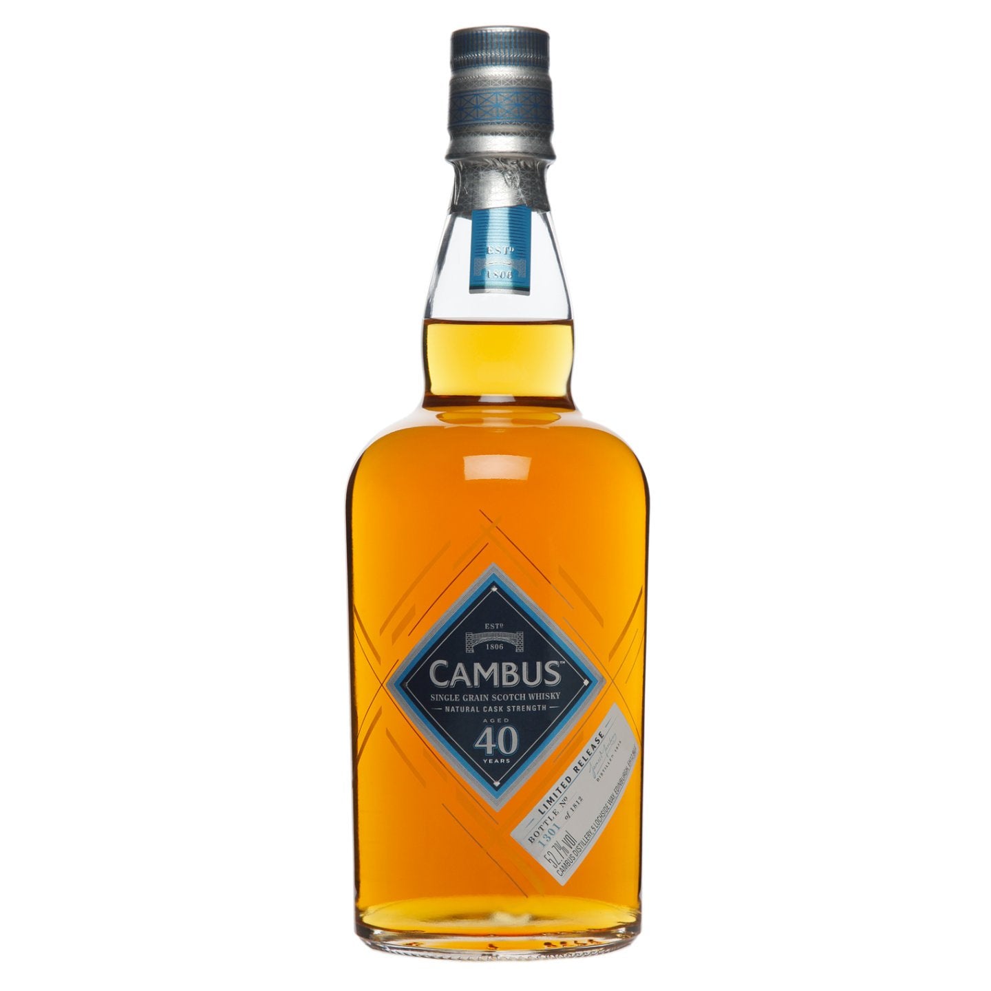 Cambus 40 Year Old Single Grain Scotch Whisky 700mL